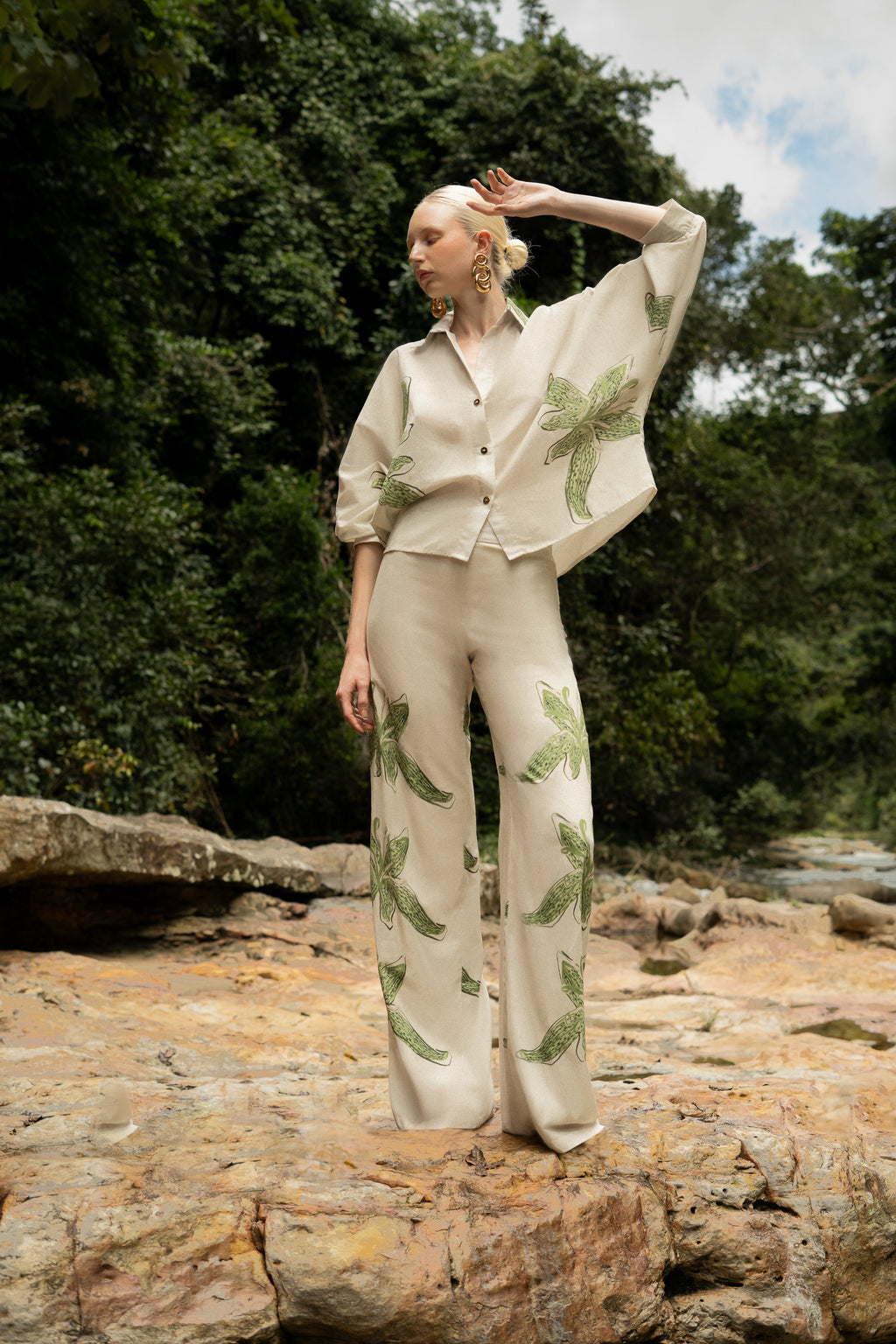 Ivory blouse