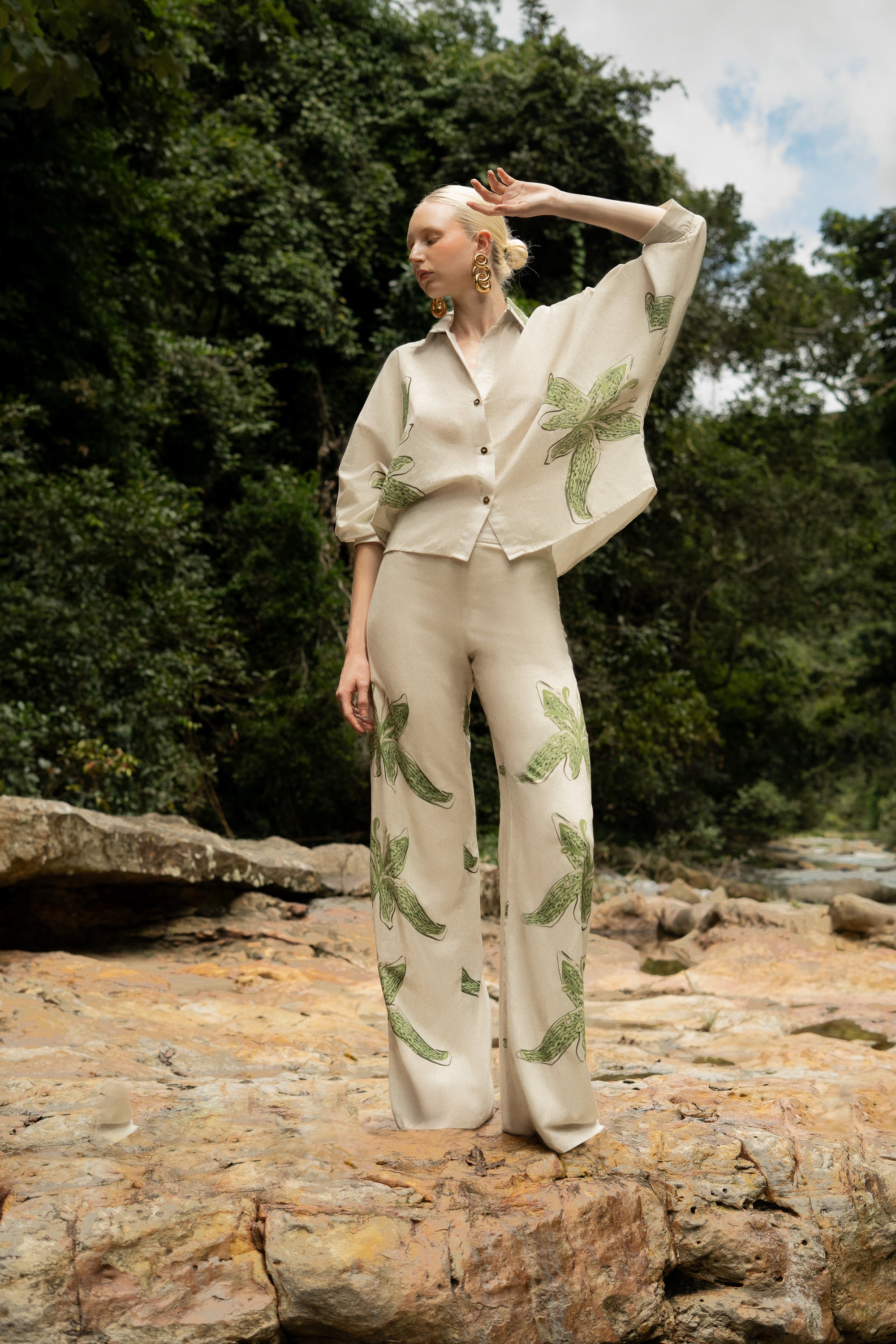 Ivory blouse