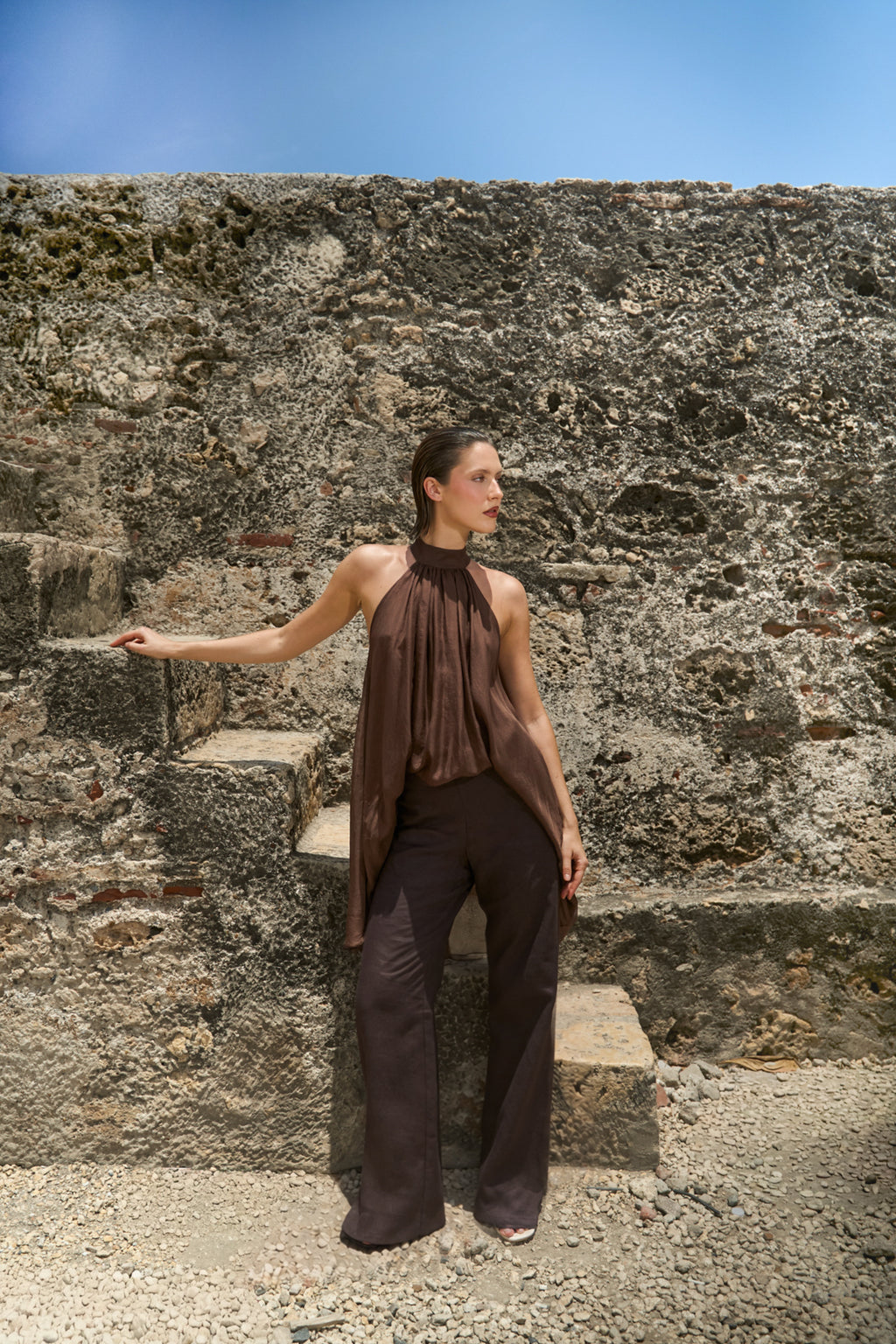 Butter Pants in Chocolate — Casa Botanica, Tinta Latina