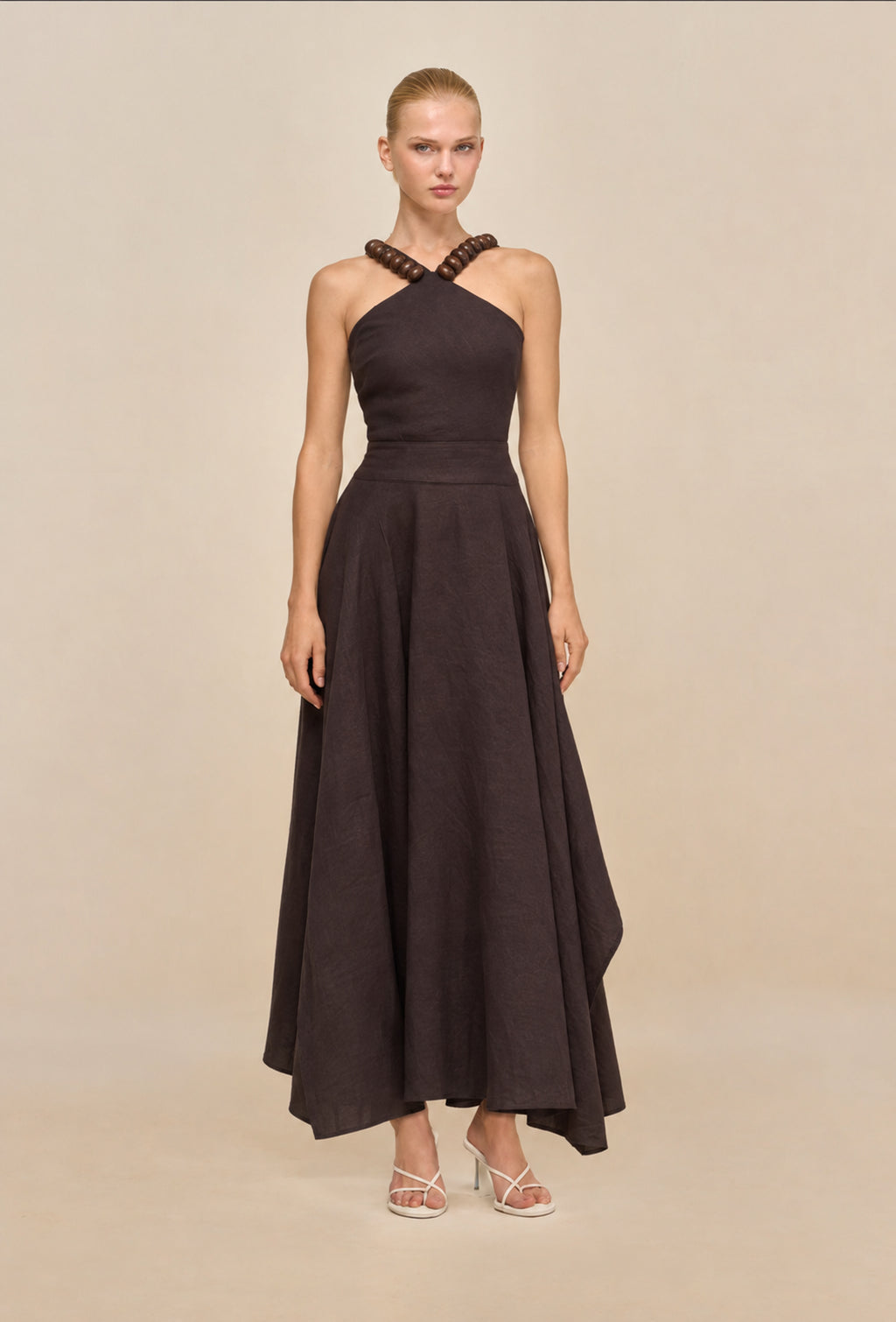 Carajillo Skirt in Chocolate — Casa Botanica, Tinta Latina