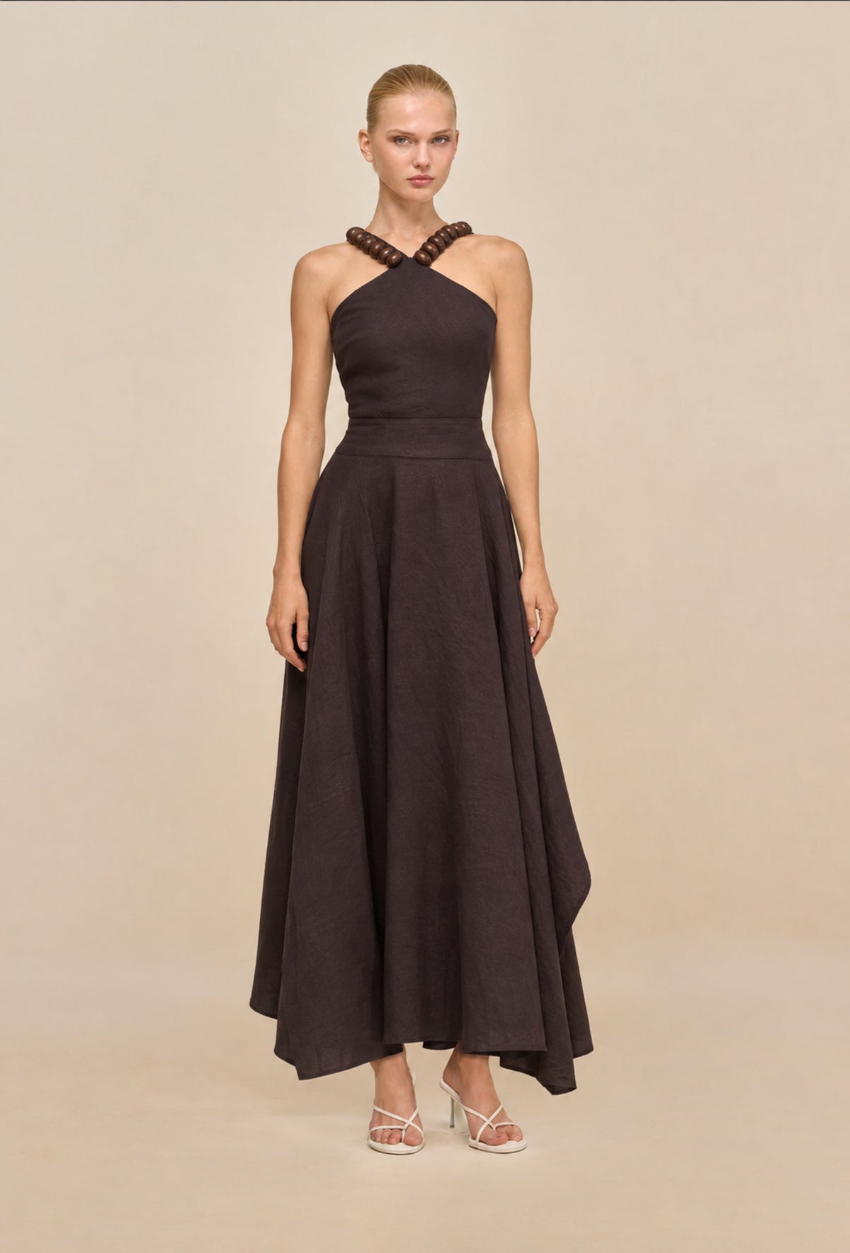 Carajillo Skirt in Chocolate — Casa Botanica, Tinta Latina