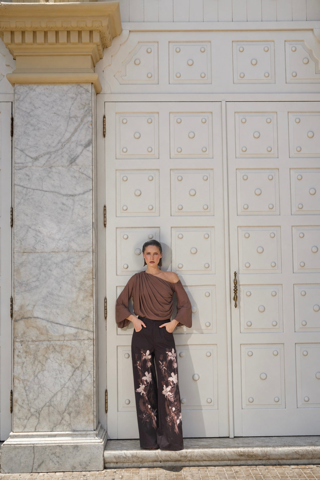 Siena Blouse in Mocha — Casa Botanica, Tinta Latina