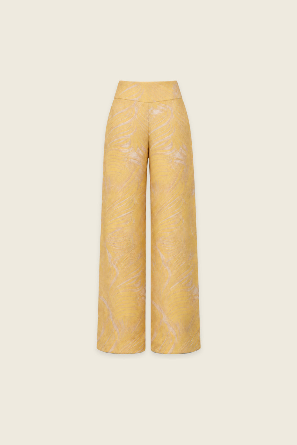 Sunset Pants in Butter Botanical Print — Casa Botanica, Tinta Latina