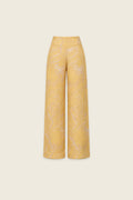 Sunset Pants in Butter Botanical Print — Casa Botanica, Tinta Latina