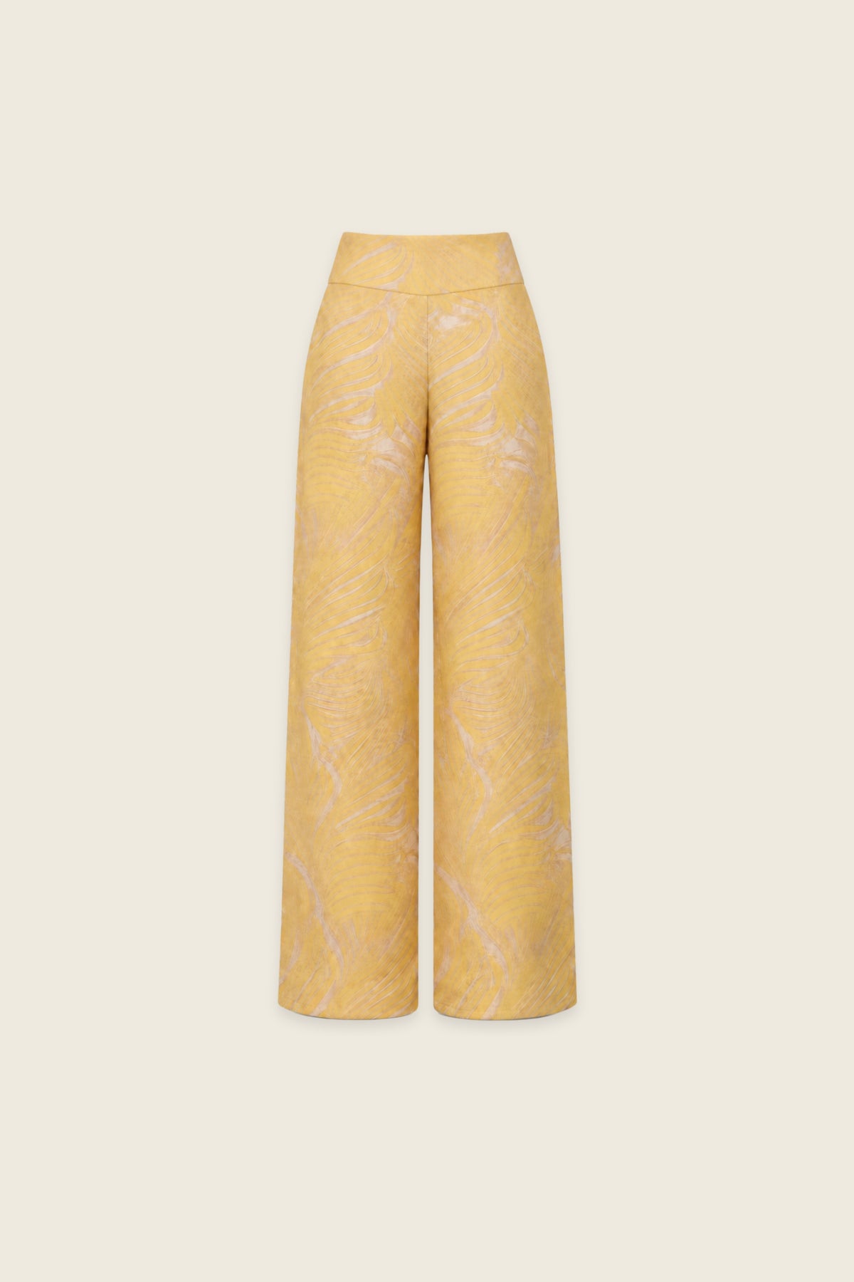 Sunset Pants in Butter Botanical Print — Casa Botanica, Tinta Latina