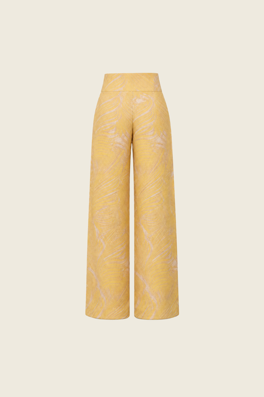 Sunset Pants in Butter Botanical Print — Casa Botanica, Tinta Latina