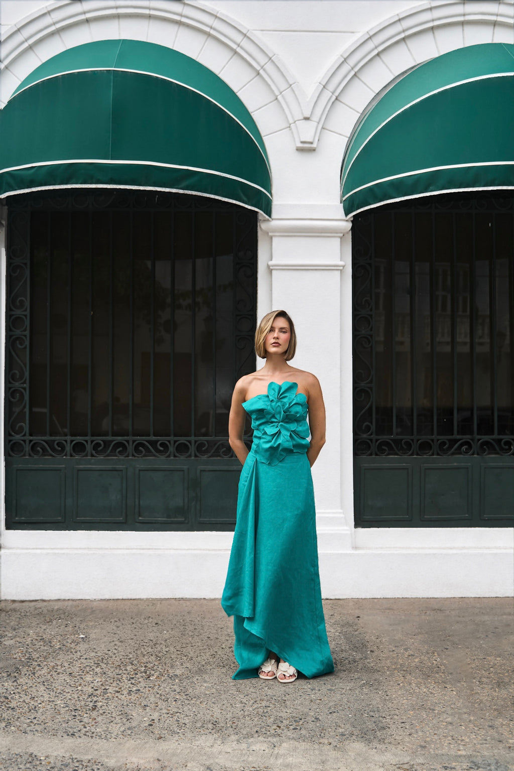 Tulip Top in Turquoise — Casa Botanica, Tinta Latina